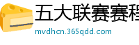 五大联赛赛程时间表2024年